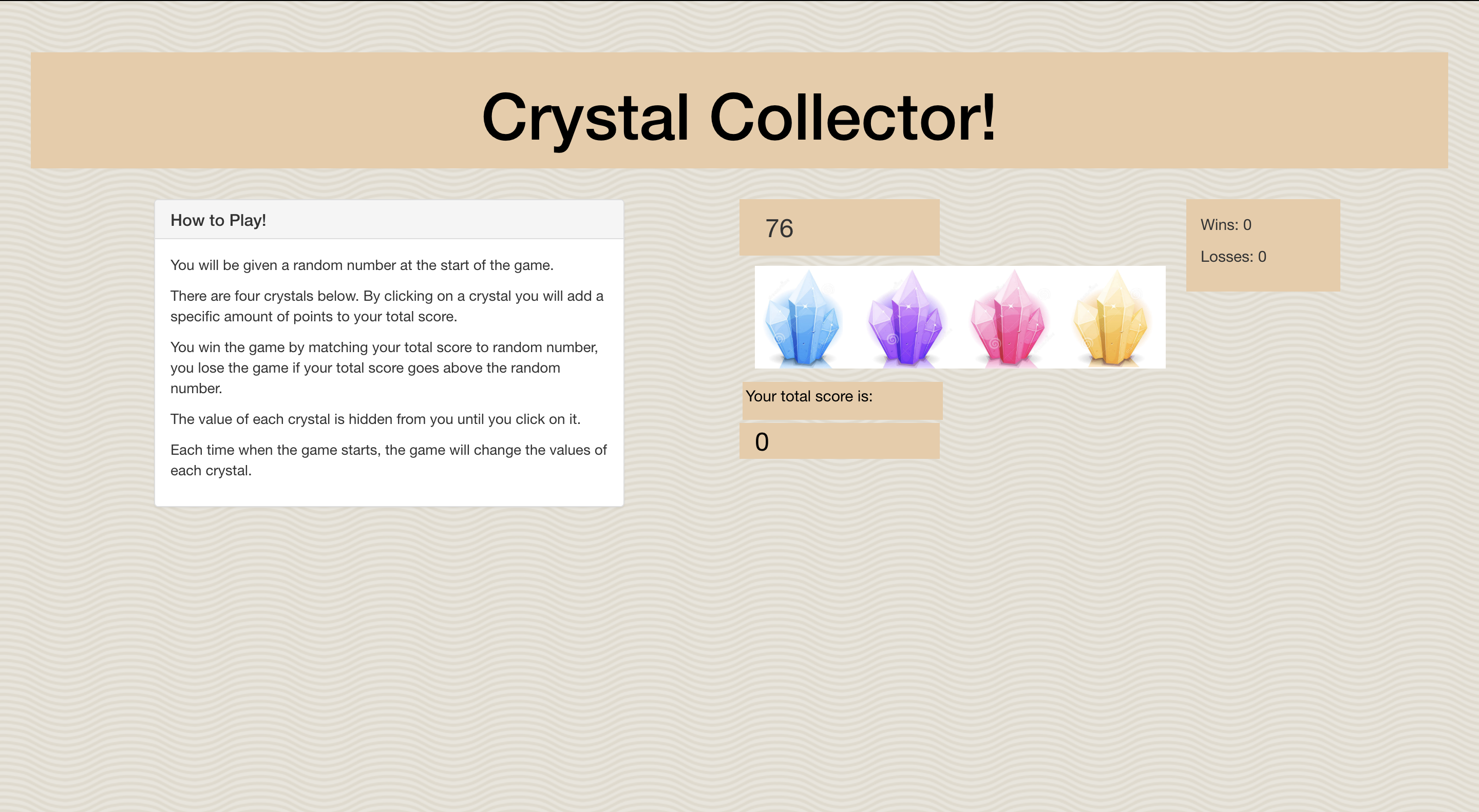 crystal collector